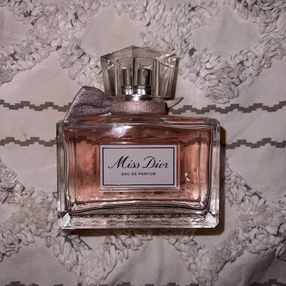 Miss Dior Eau De Parfum 3.4 oz; hardly used.